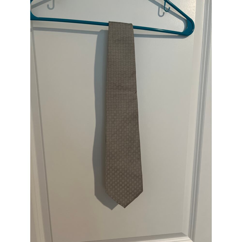 Ralph Lauren gray/brown/cream tie silk